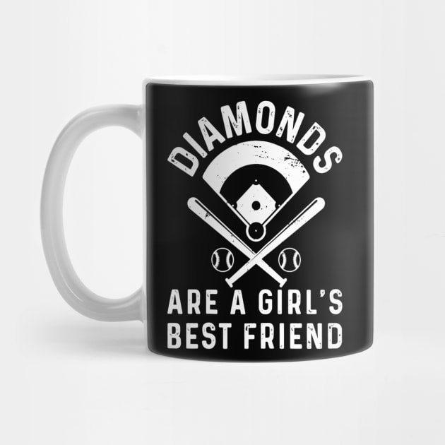 Diamonds are a Girls Best Friend Baseball by Vigo